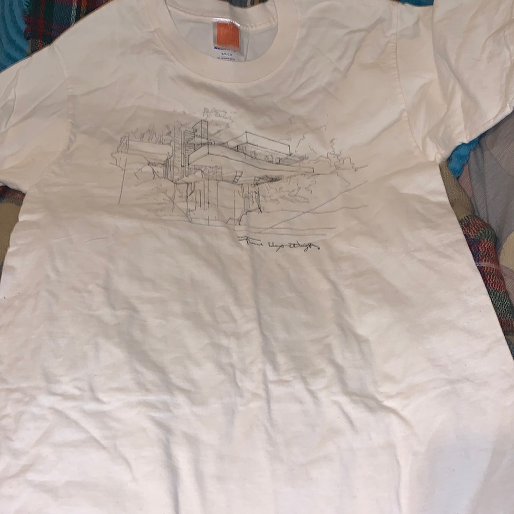 FRANK LLOYD WRIGHT COLLECTION vintage ARCHITECTURE t shirt ELEMENT OF DESIGN